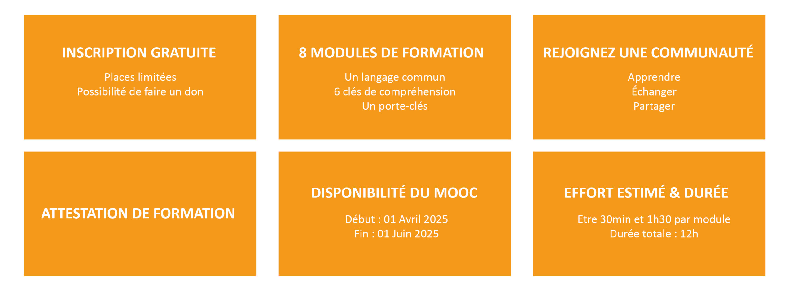 Bannière - 6 clés du mooc - site - avril-juin 2024